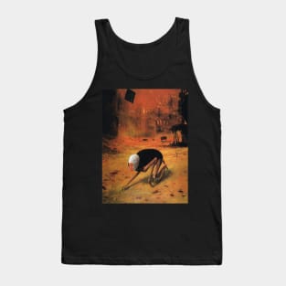 Untitled (Creature), by Zdzisław Beksiński Tank Top